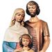 Holy Family 3/4 Wall Relief - DM140/2F