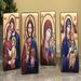 Holy Family 5.5" Orthodox Icon with Wood Back - 124611