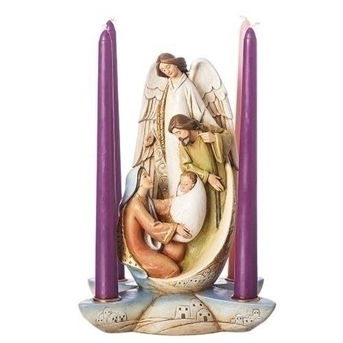 Holy Family Advent Candle Holder 