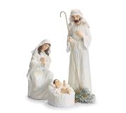 Holy Family Nativity in White