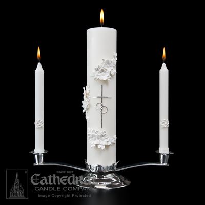 84401501 cathedral candle unity candle set