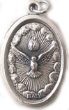 Holy Spirit 1" Oxidized Medal