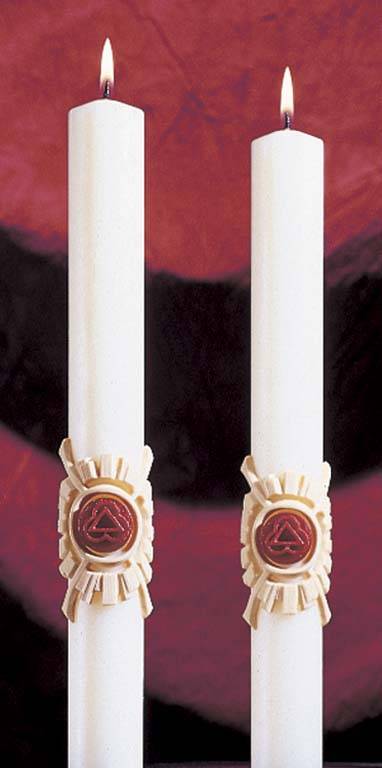 Holy Trinity Complementing Altar Candles