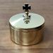 T587 Host Box with Lid, Gold Plate, 3 1/4" x 1 1/2" - NS-T587