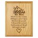 House Blessing 7x9 Engraved Wood Plaque - 120610