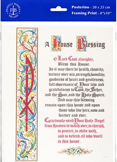 8" X 10" House Blessing (Print Only)