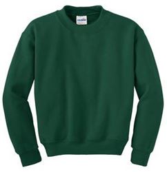 Crewneck Sweatshirt, Hunter Green