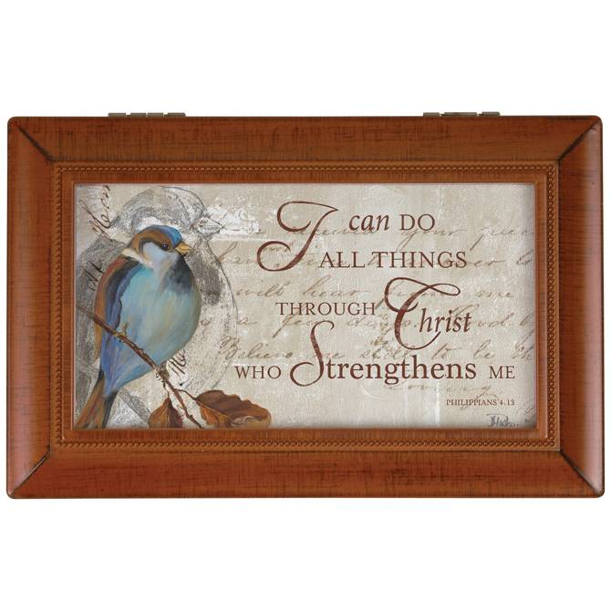 "I Can Do All Things" Music Box