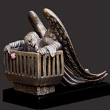 I Knew You in the Womb Infant Memorial Statue by Timothy Schmalz