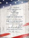 I Pledge Allegiance 11.75" x 15" Plaque