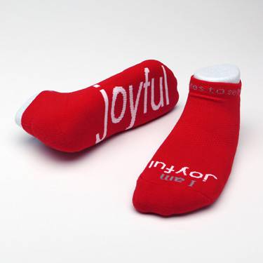 I am Joyful Red Socks