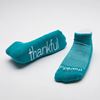 I am thankful  Teal Socks