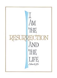 I am the Resurrection Mass Card 100/Box