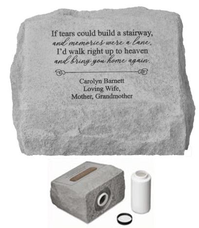 If Tears Could Build a Stairway Personalized Cremation Urn
