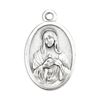 Immaculate Heart of Mary 1" Oxidized Medal - 25/Pack *SPECIAL ORDER - NO RETURN*
