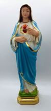 Immaculate Heart of Mary 12" Plaster Statue from Italy