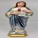Immaculate Heart of Mary 13" Pearlized Statue from Italy with Rhinestone Halo - 125370