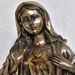 Immaculate Heart of Mary 39" Lightly Painted Bronze Fiberglass Statue - 119869