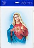 8" x 10" Immaculate Heart of Mary (Print Only)