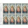 Immaculate Heart of Mary Print Your Own Prayer Cards - 12 Sheet Pack