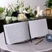 In Loving Memory Navy Faux Leather Medium Guest Book - 120574