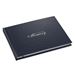 In Loving Memory Navy Faux Leather Medium Guest Book - 120574