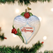 In Loving Memory Heart Glass Ornament - 13530