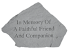 In Memory of a Faithful Companion Gardenstone