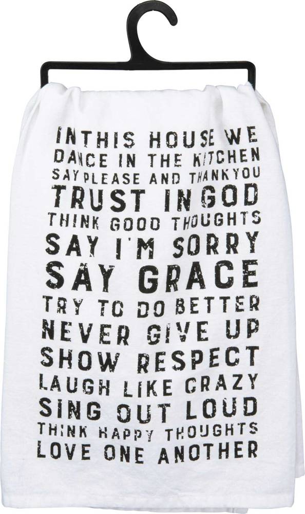 In This House We... Dish Towel