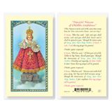 Infant of Prague Novena Holy Card