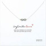 Infinity Necklace, Sterling Silver