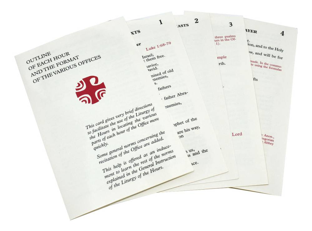 Inserts For The Liturgy of The Hours *Large Print*