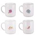 Inspirational 4pc Floral Ceramic Mug Set - 121610