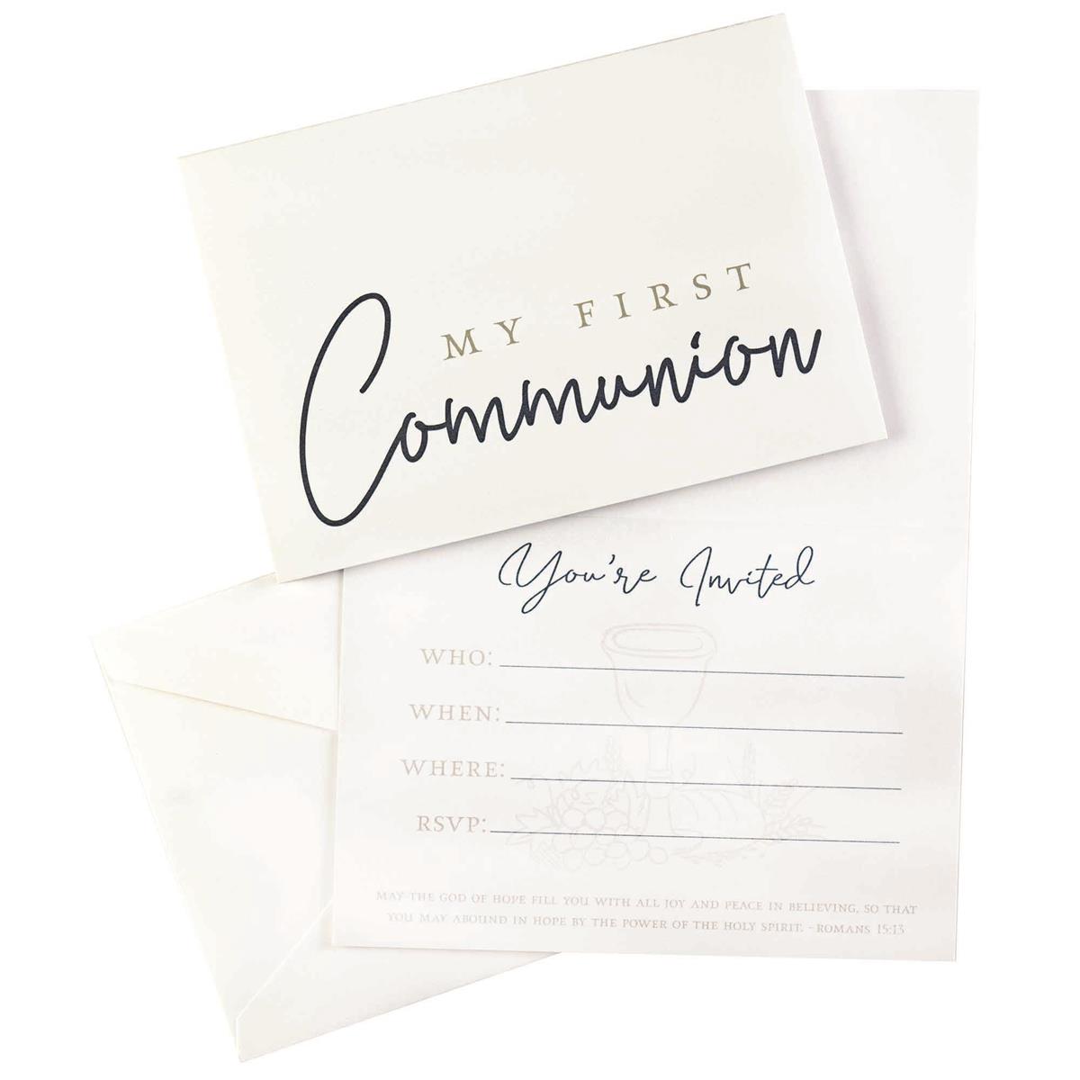 My First Communion Invitation Pack of 10