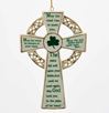 Irish Blessing 5" Porcelain Cross Ornament