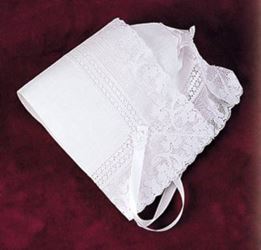 Irish Linen Baby Bonnet