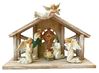 Irish Nativity Set with Wood Stable *WHILE SUPPLIES LAST*