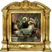 Italian 14pc Baroque Stations of the Cross 13" x 17" Wood Plaque Set with Separate Crosses