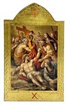 Italian 15pc Stations of the Cross 5" x 8.75" Wood Wall Plaque Set
