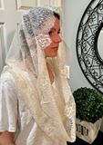 Ivory Lace Infinity Chapel Veil from Spain