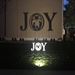 JOY Yard Stake with Nativity in Center, 36"