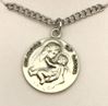 St. Rose of Lima Sterling Silver 3/4"  Medal on 18" Chain 