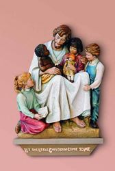 Jesus Welcomes the Little Children Wall Relief