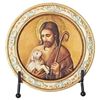 Jesus and Lamb Plaque with Easel