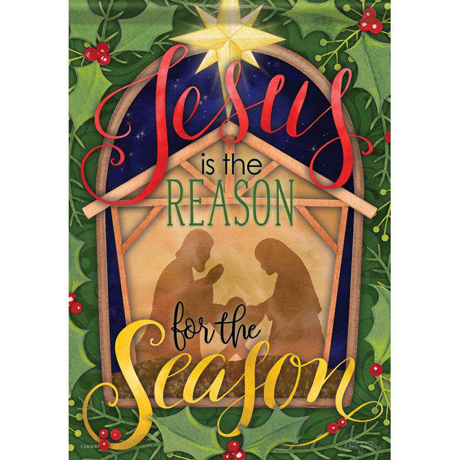 ?Jesus is the Reason for the Season House Flag, 28