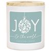 Joy To the World Jar Candle with Wood Lid