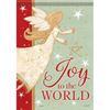 Joy To The World Christmas Angel Flag