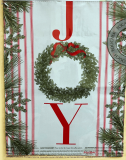 Joy Wreath Garden Flag