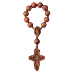 Jujube 10mm Wood One Decade Rosary