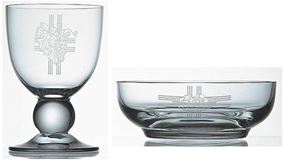 K1250 Engraved Crystal Chalice & Paten
